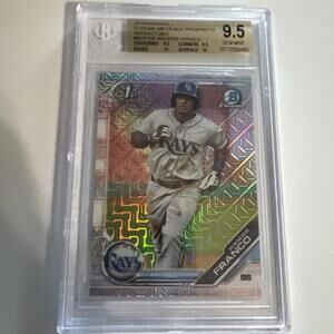 2019 BOWMAN CHROME MEGA BOX WANDER FRANCO ROOKIE #BCP-100 PSA 10 GEM MINT